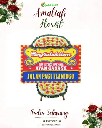 Bunga Papan Congratulation di Ngalang